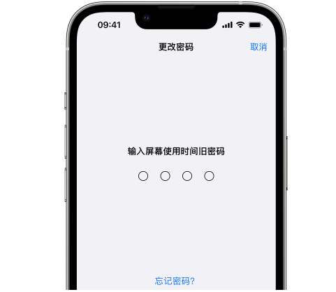 金东iPhone屏幕维修分享iPhone屏幕使用时间密码忘记了怎么办 