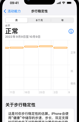 金东iPhone手机维修如何在iPhone开启'步行稳定性通知'