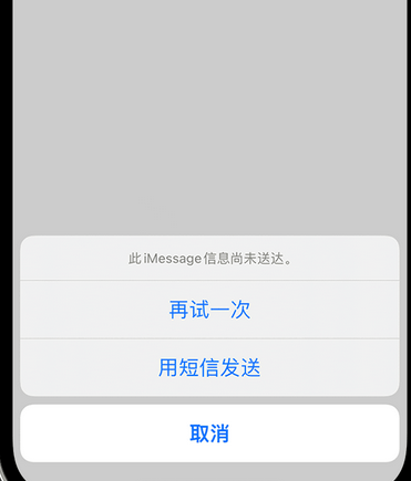 金东apple维修iPhone上无法正常发送iMessage信息