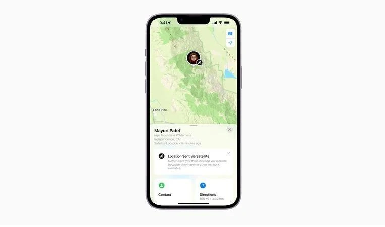 金东苹果14维修分享iPhone14系列中 FindMy功能通过卫星分享位置方法教程 